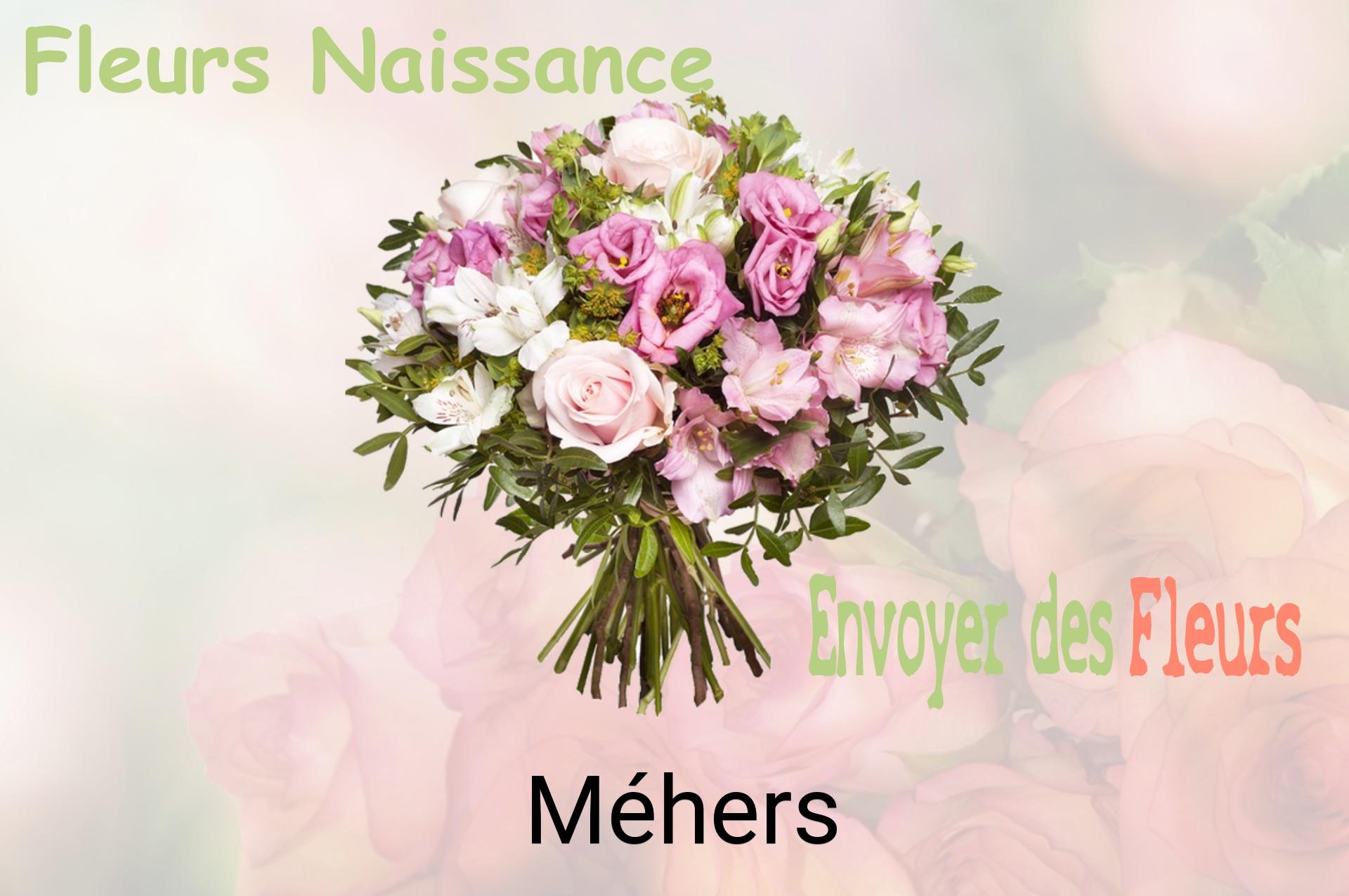Bouquet de fleurs de naissance livré à Méhers